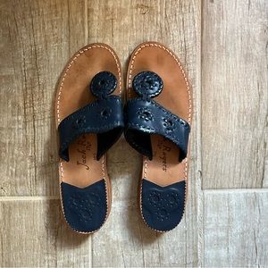 Jack Rogers navy sandals